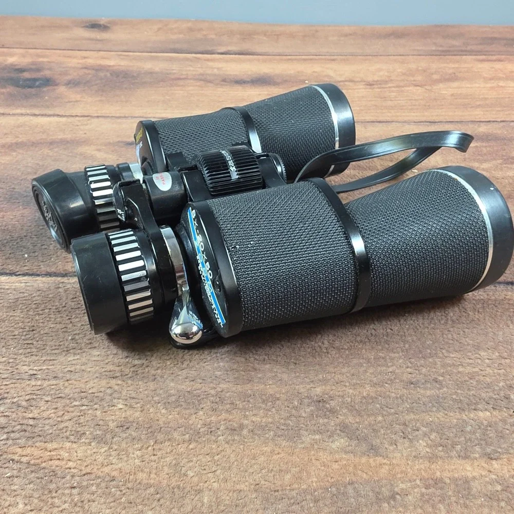 Tasco Zip 108Z Zoom Binoculars Adult OS Black Good 8x-20x50mm Case Caps